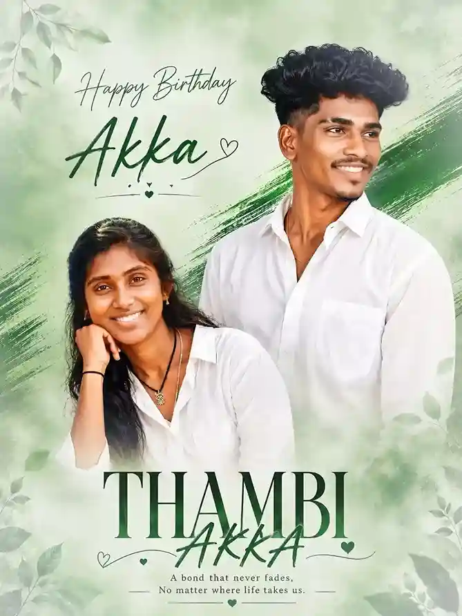 Akka Thambi Prompt: Viral Tamil Brother-Sister AI Photo Prompts