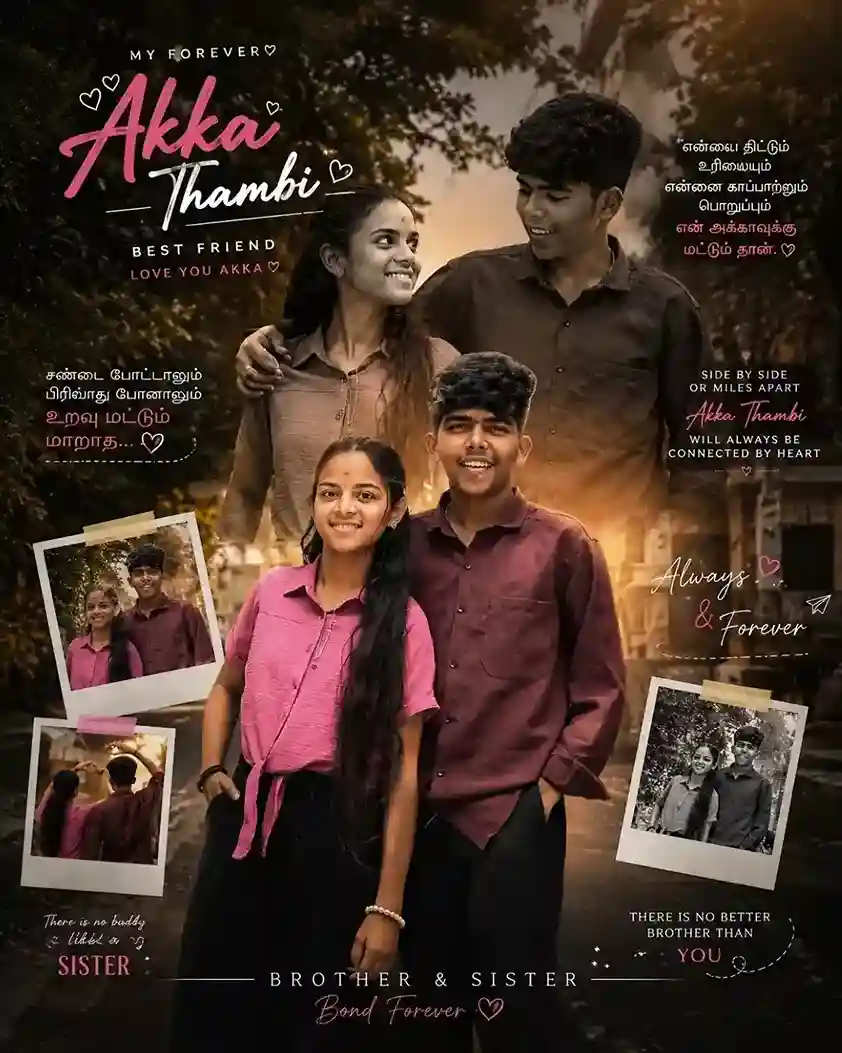 Akka Thambi Prompt: Viral Tamil Brother-Sister AI Photo Prompts