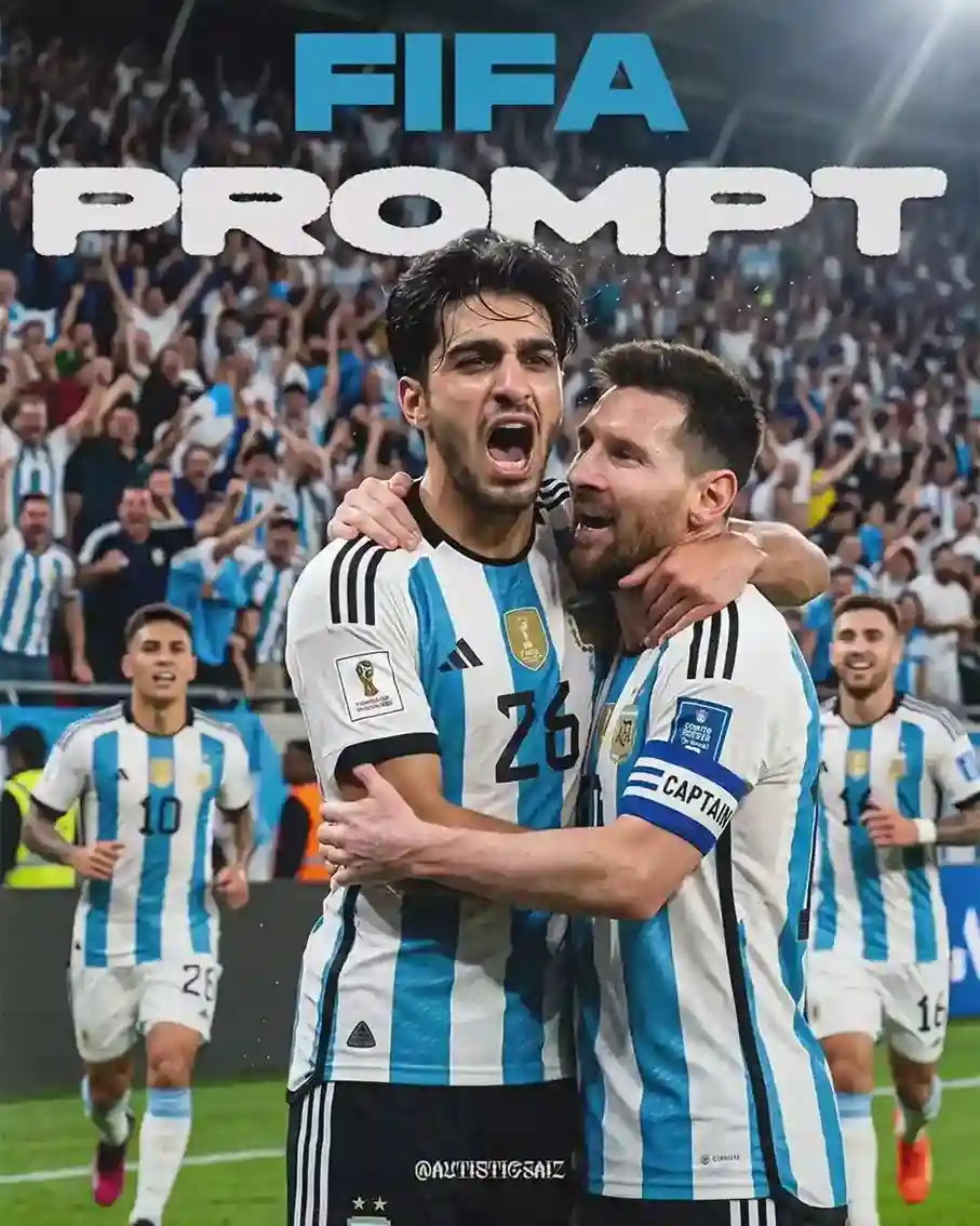 Argentina Prompt: Viral Argentina Jersey AI Photo Editing Prompt