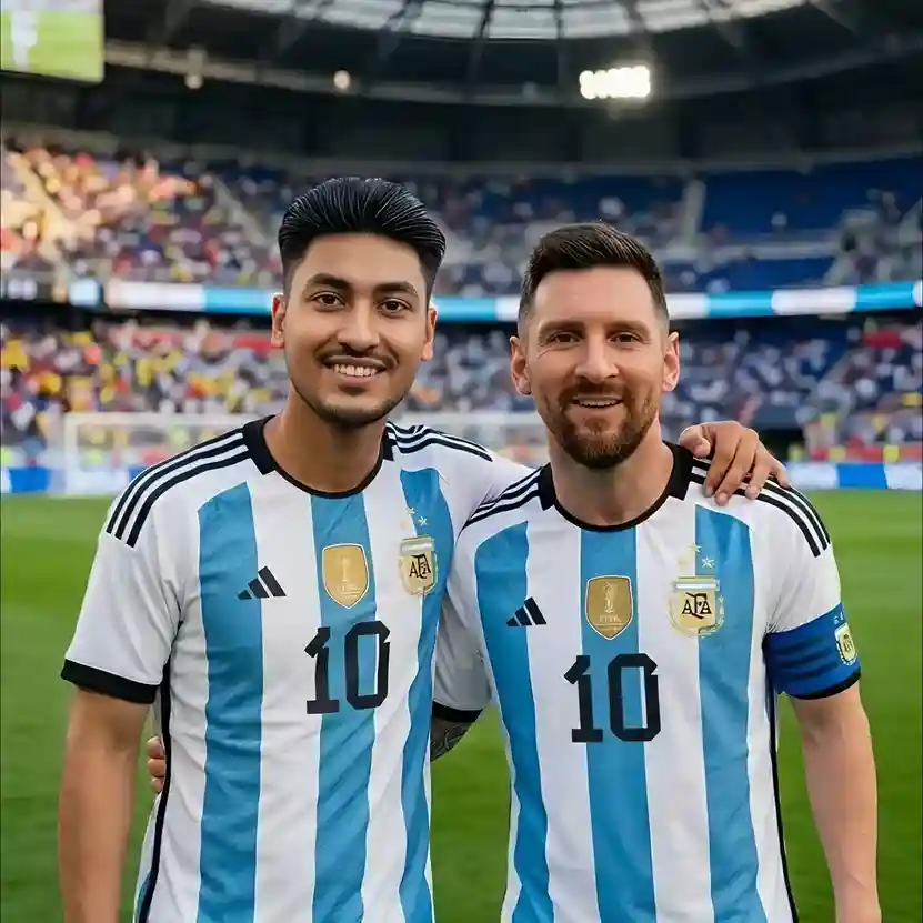 Argentina Prompt: Viral Argentina Jersey AI Photo Editing Prompt