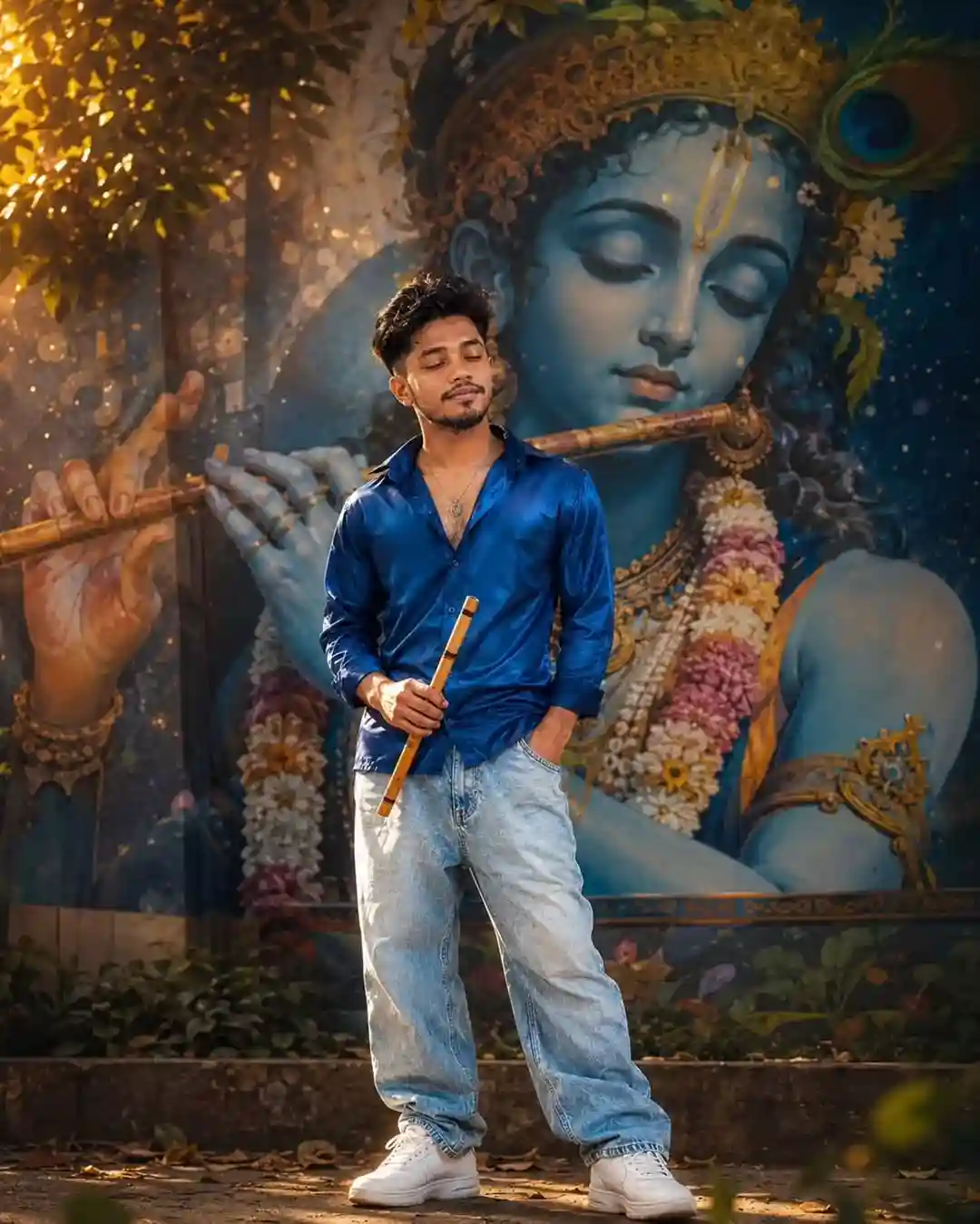CG City Tour Krishna AI Photo Editing Prompt