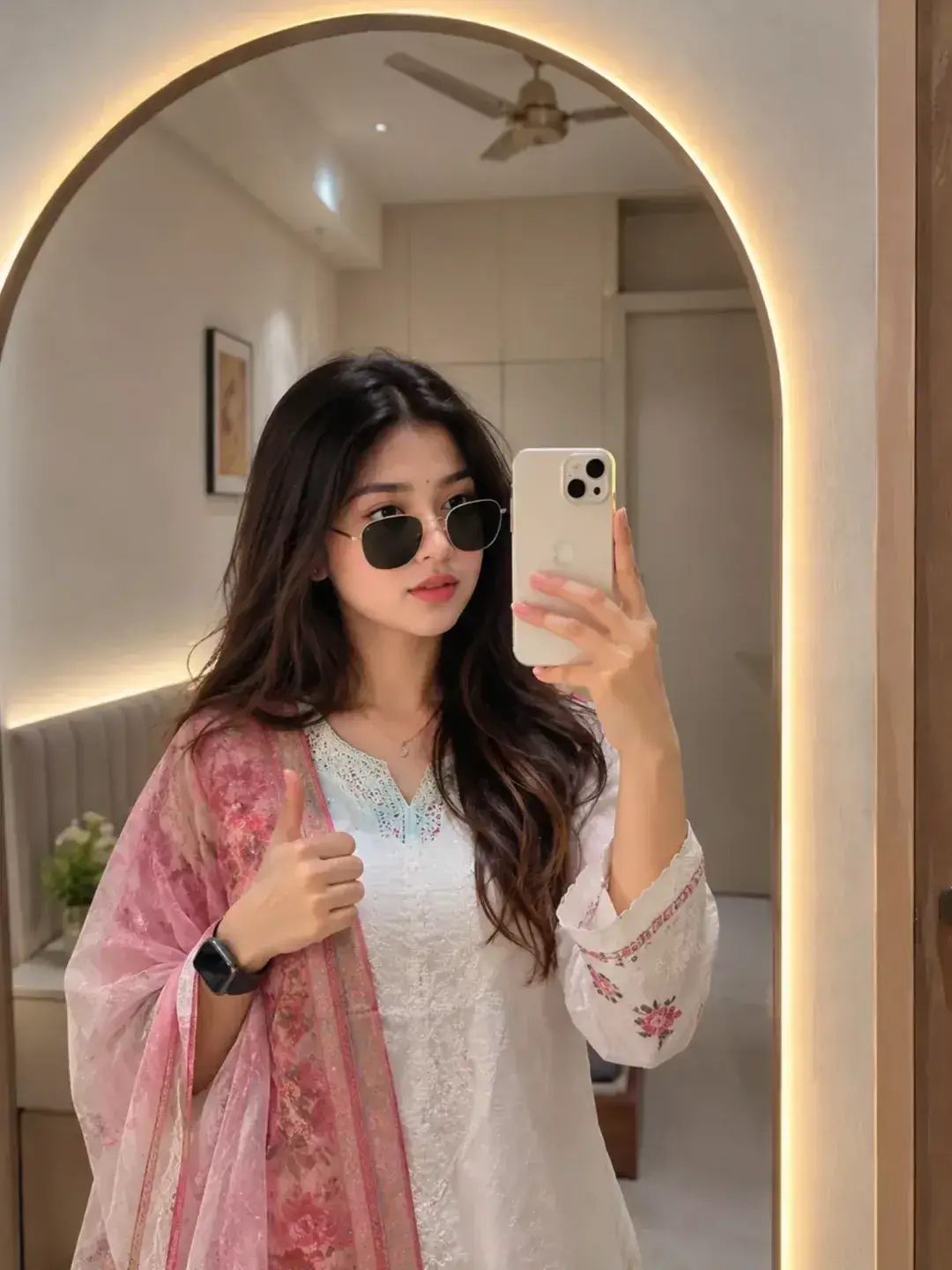 Mirror Selfie Prompt for Girl Copy Paste