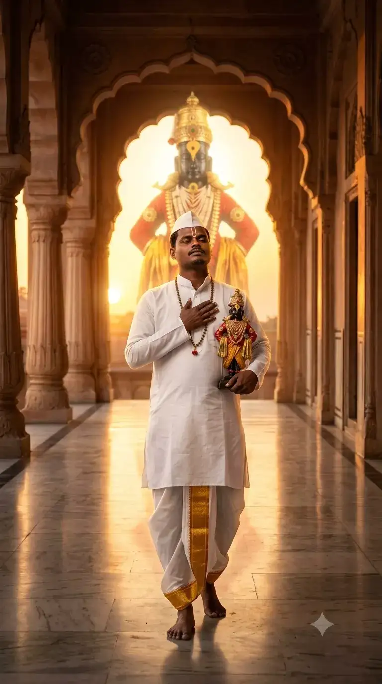 Ashadhi Ekadashi Prompt: Authentic Warkari-Style AI Photos (Girl Aur Baby Boy Ke Liye Bhi)