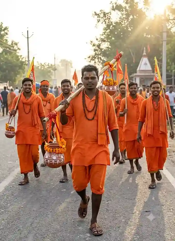 Boy Sawan Prompt: Kanwar Yatra Aur Mahadev AI Photo Editing