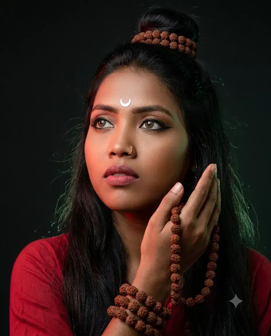 Girl Sawan Prompt: Mahadev Prompt Girl AI Photo Editing