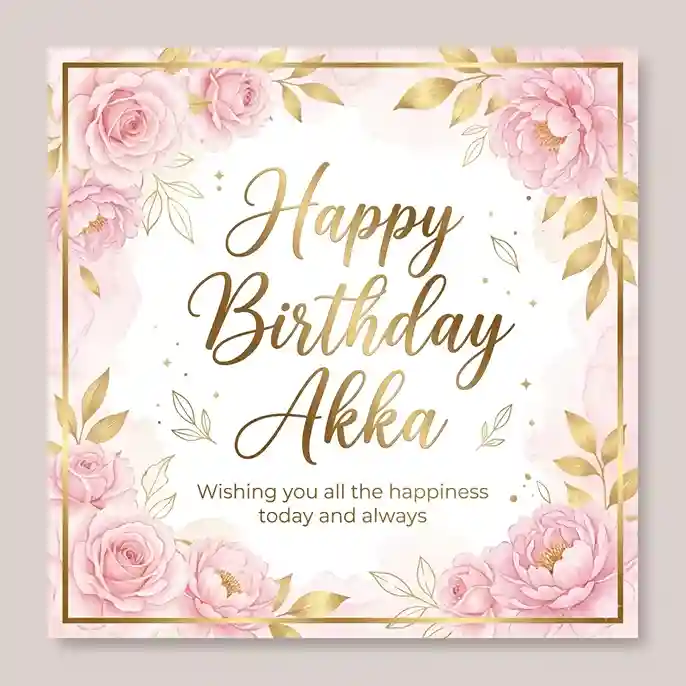 Happy Birthday Akka: Sister Ke Birthday Ke Liye AI Photo Aur Poster Prompts