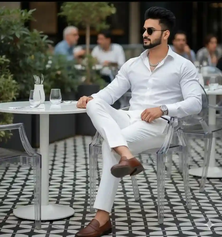 White Shirt Prompt: Men Ke Liye Trending Leader-Style Aur Aesthetic AI Photo Guide