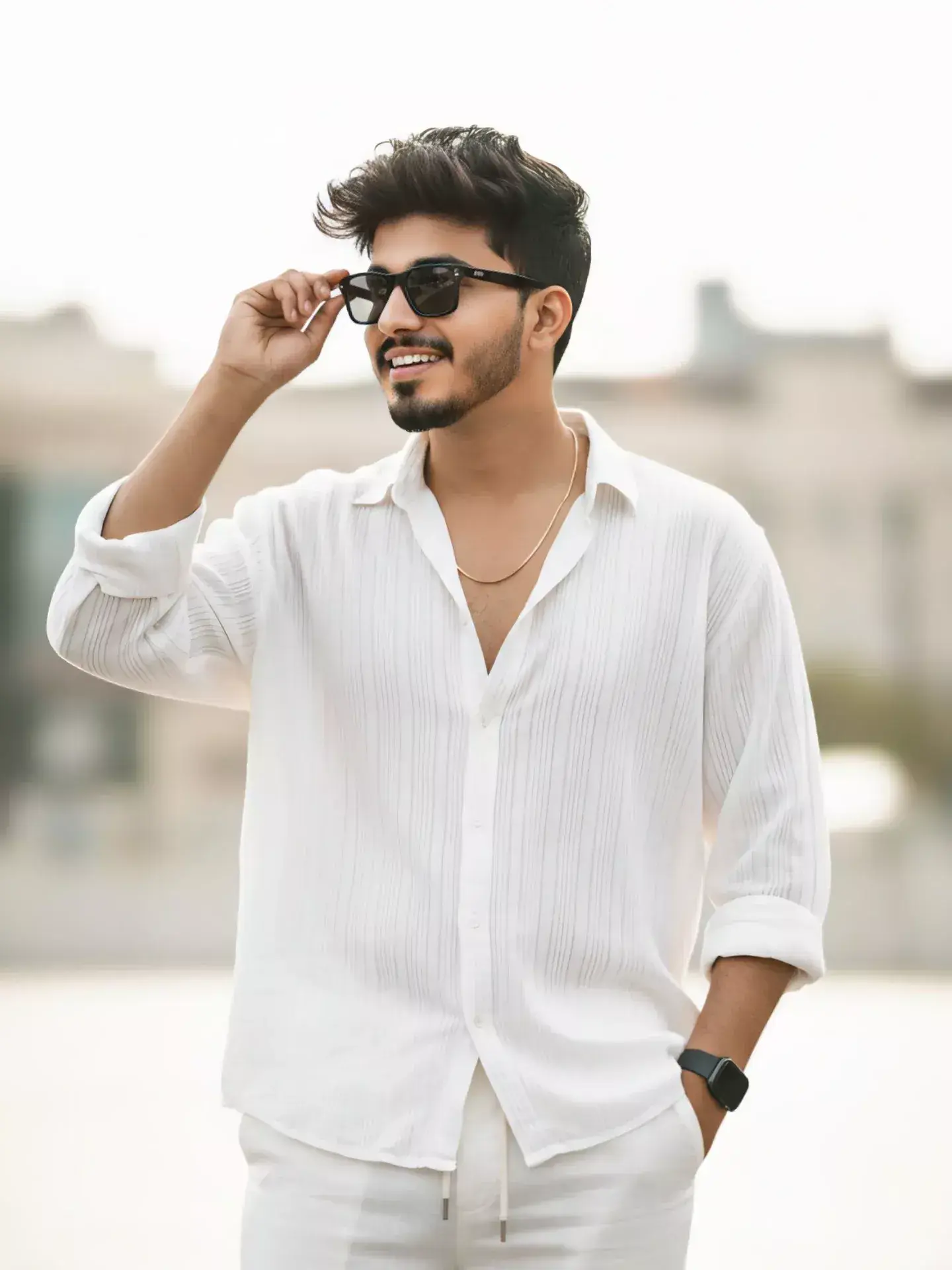 White Shirt Prompt: Men Ke Liye Trending Leader-Style Aur Aesthetic AI Photo Guide