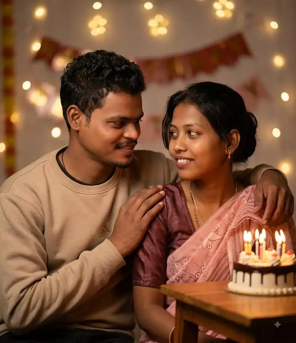 Couple Birthday Prompt for Gemini AI: Birthday Couple Photo AI Prompt