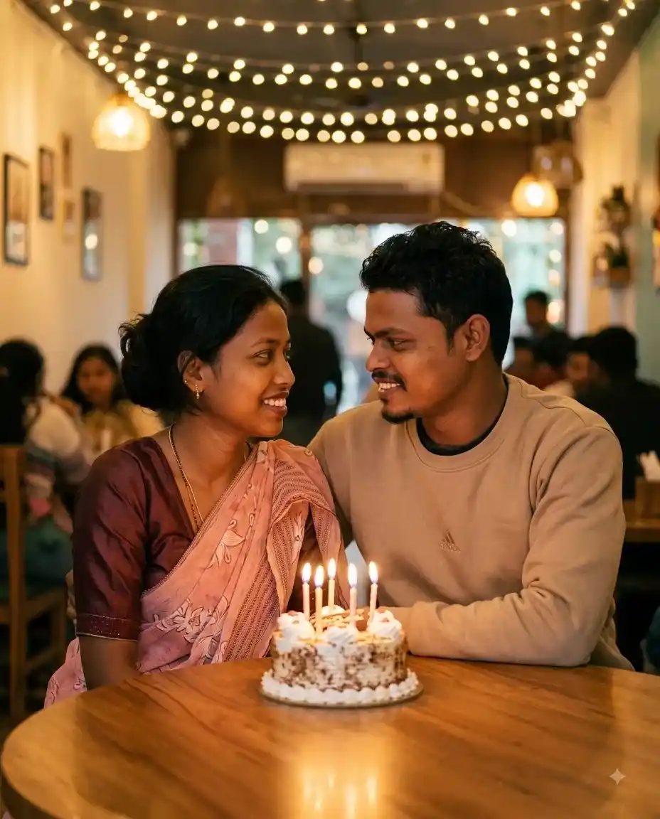 Couple Birthday Prompt for Gemini AI: Birthday Couple Photo AI Prompt