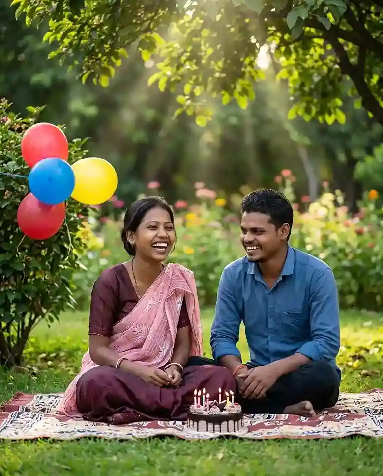 Couple Birthday Prompt for Gemini AI: Birthday Couple Photo AI Prompt