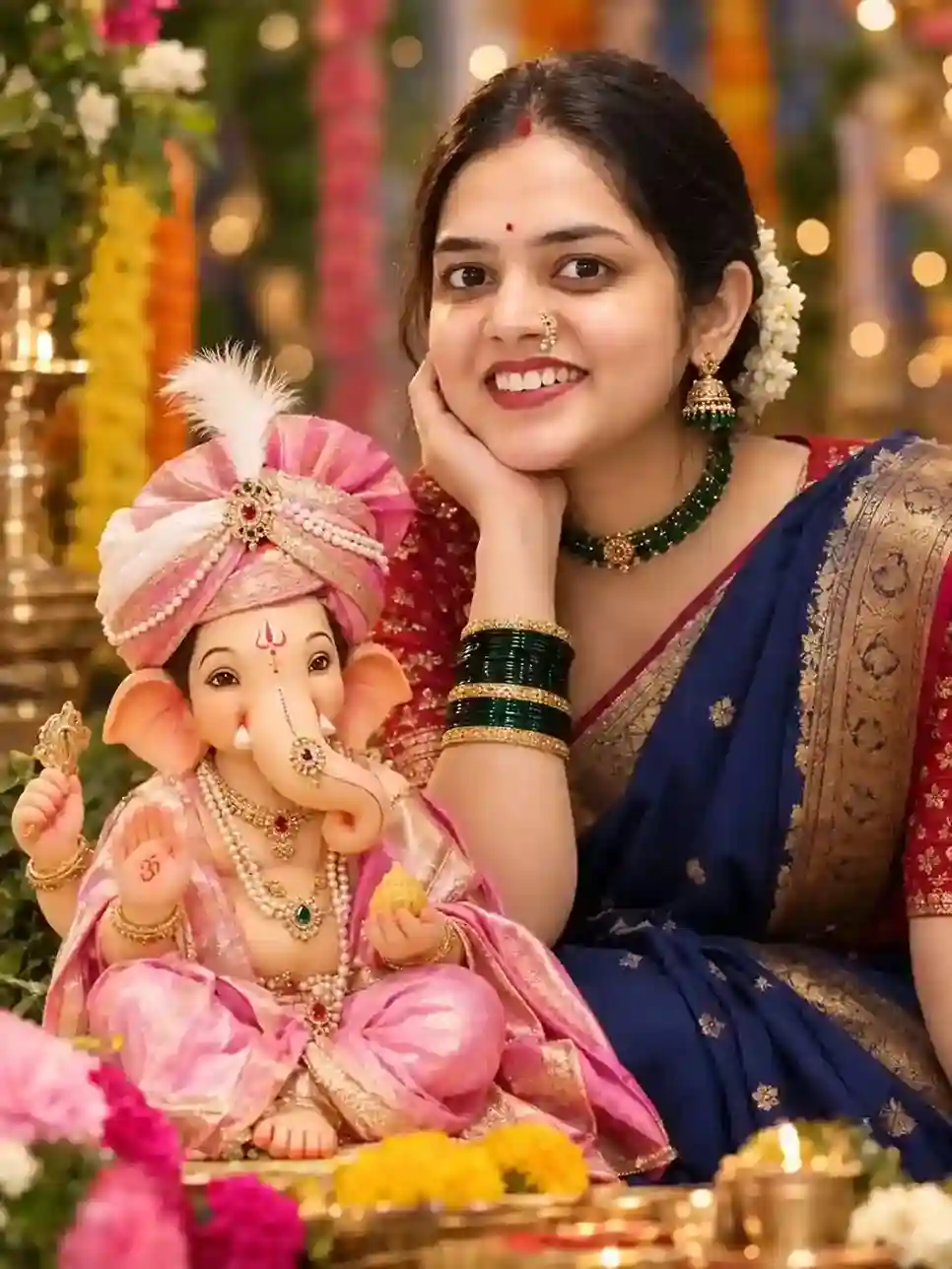 Happy Ganesh Chaturthi Prompt: Best Ganpati Photo Editing Prompt for Boys & Girls