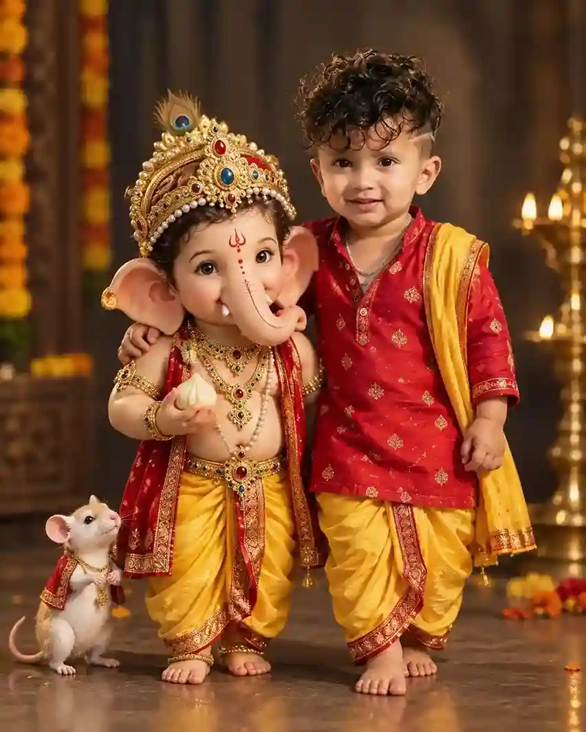 Happy Ganesh Chaturthi Prompt: Best Ganpati Photo Editing Prompt for Boys & Girls