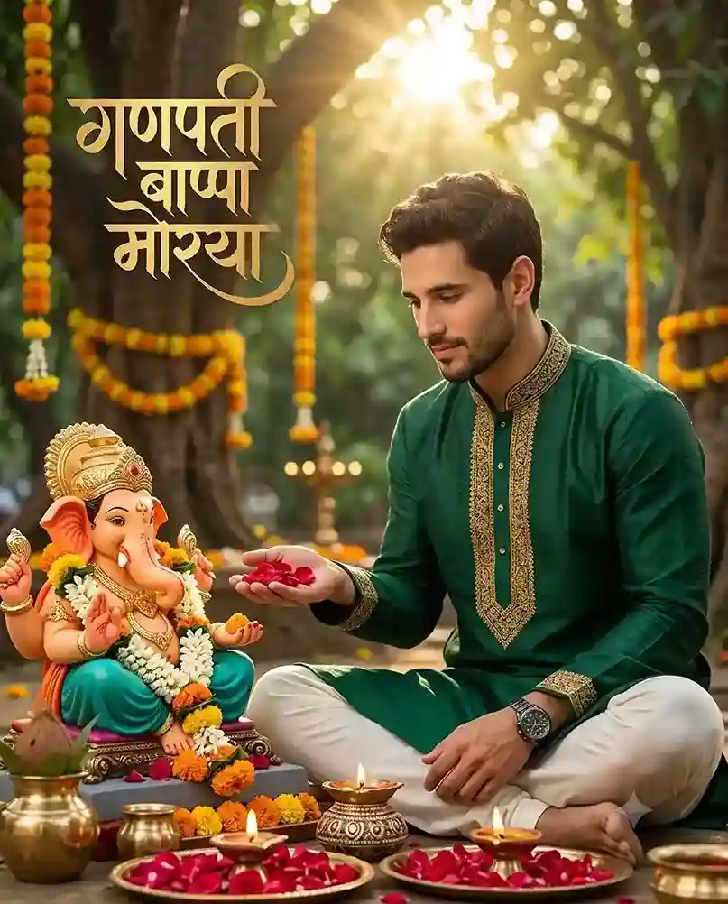 Happy Ganesh Chaturthi Prompt: Best Ganpati Photo Editing Prompt for Boys & Girls