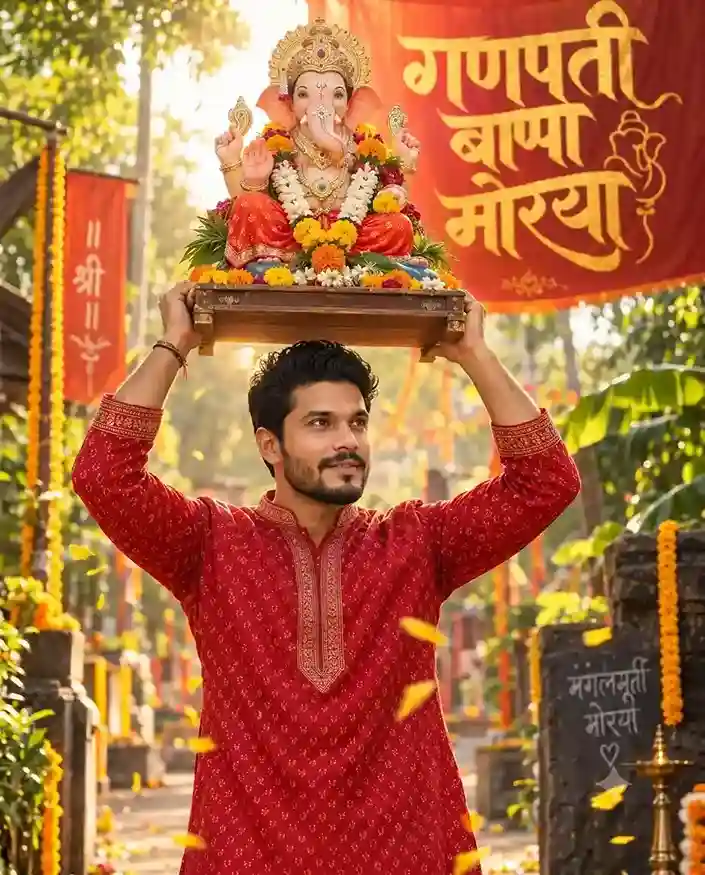 Happy Ganesh Chaturthi Prompt: Best Ganpati Photo Editing Prompt for Boys & Girls