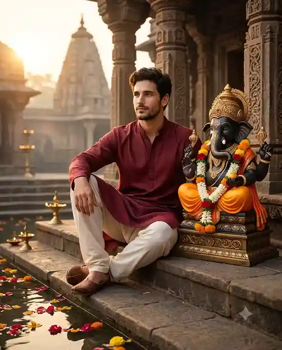 Happy Ganesh Chaturthi Prompt: Best Ganpati Photo Editing Prompt for Boys & Girls