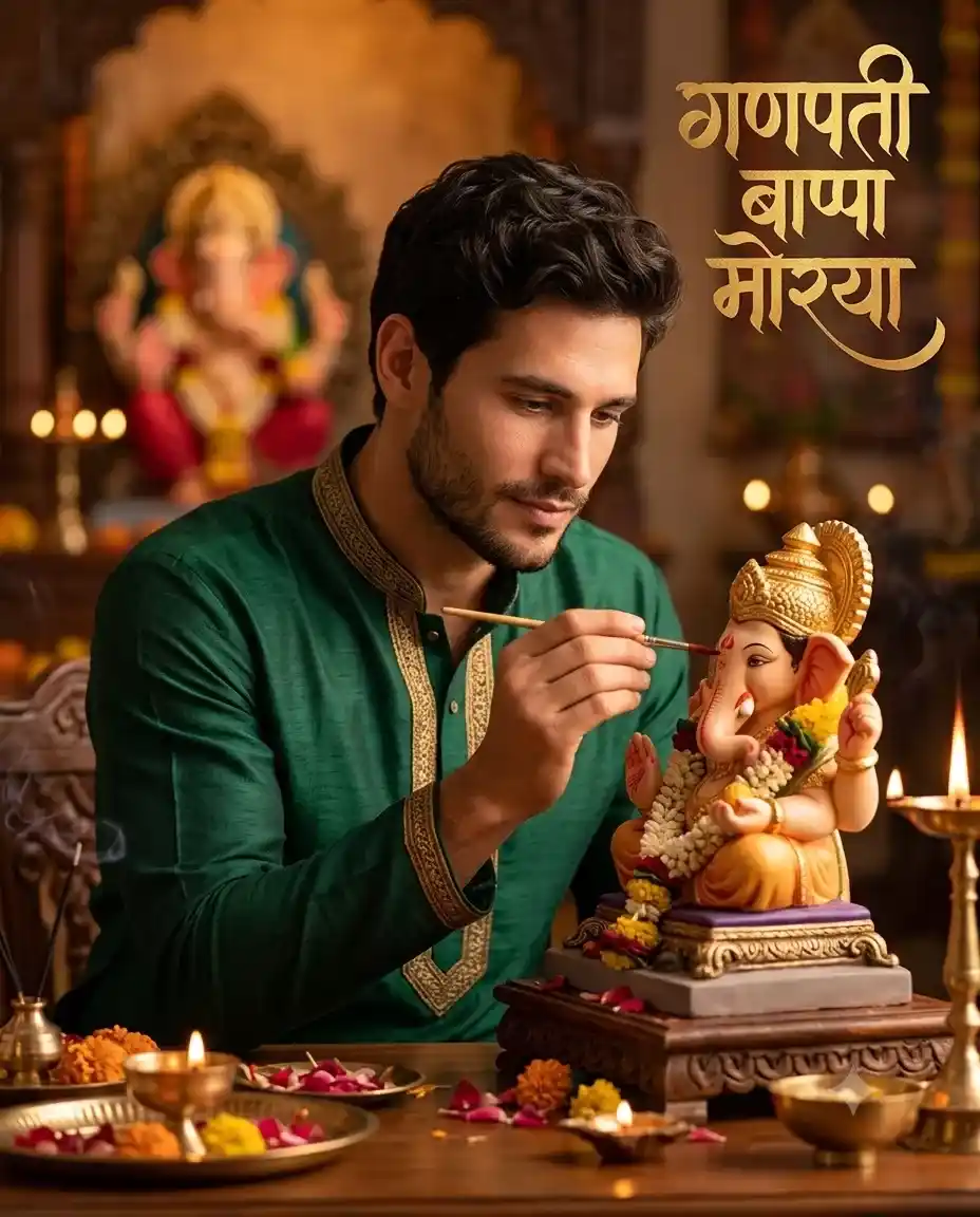 Happy Ganesh Chaturthi Prompt: Best Ganpati Photo Editing Prompt for Boys & Girls