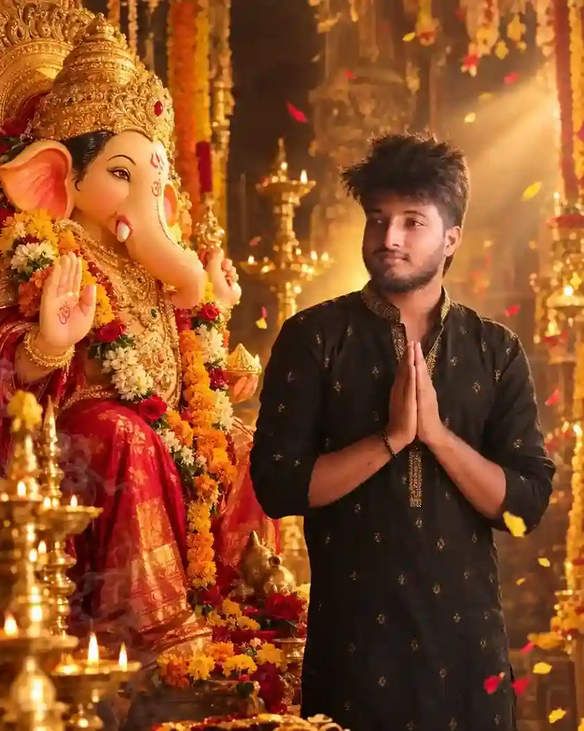 Happy Ganesh Chaturthi Prompt: Best Ganpati Photo Editing Prompt for Boys & Girls