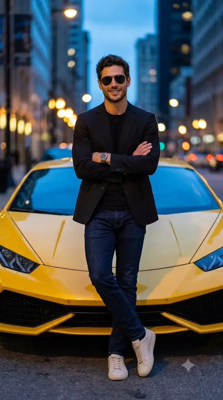 Gemini AI Photo Prompt Copy-Paste Trending Boy Car