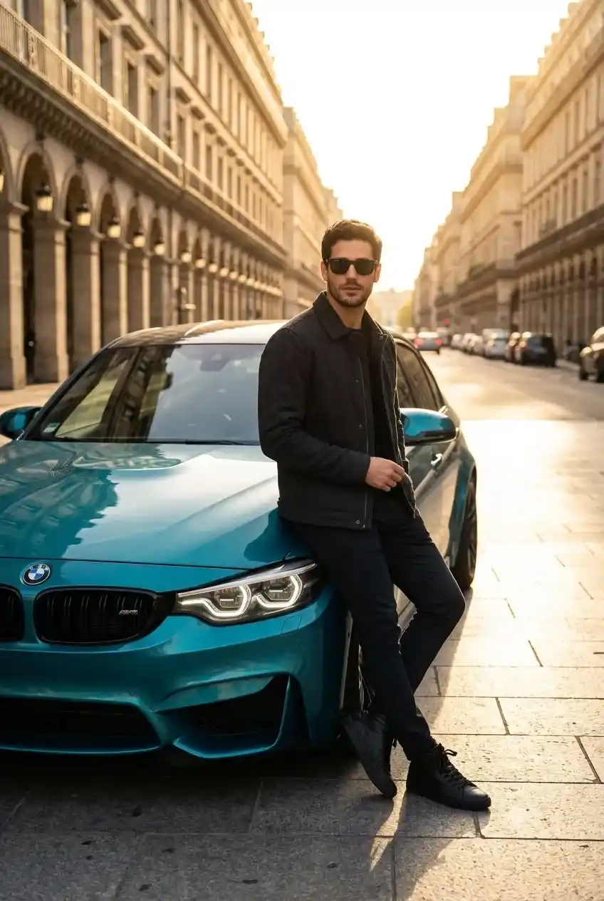 Gemini AI Photo Prompt Copy-Paste Trending Boy Car