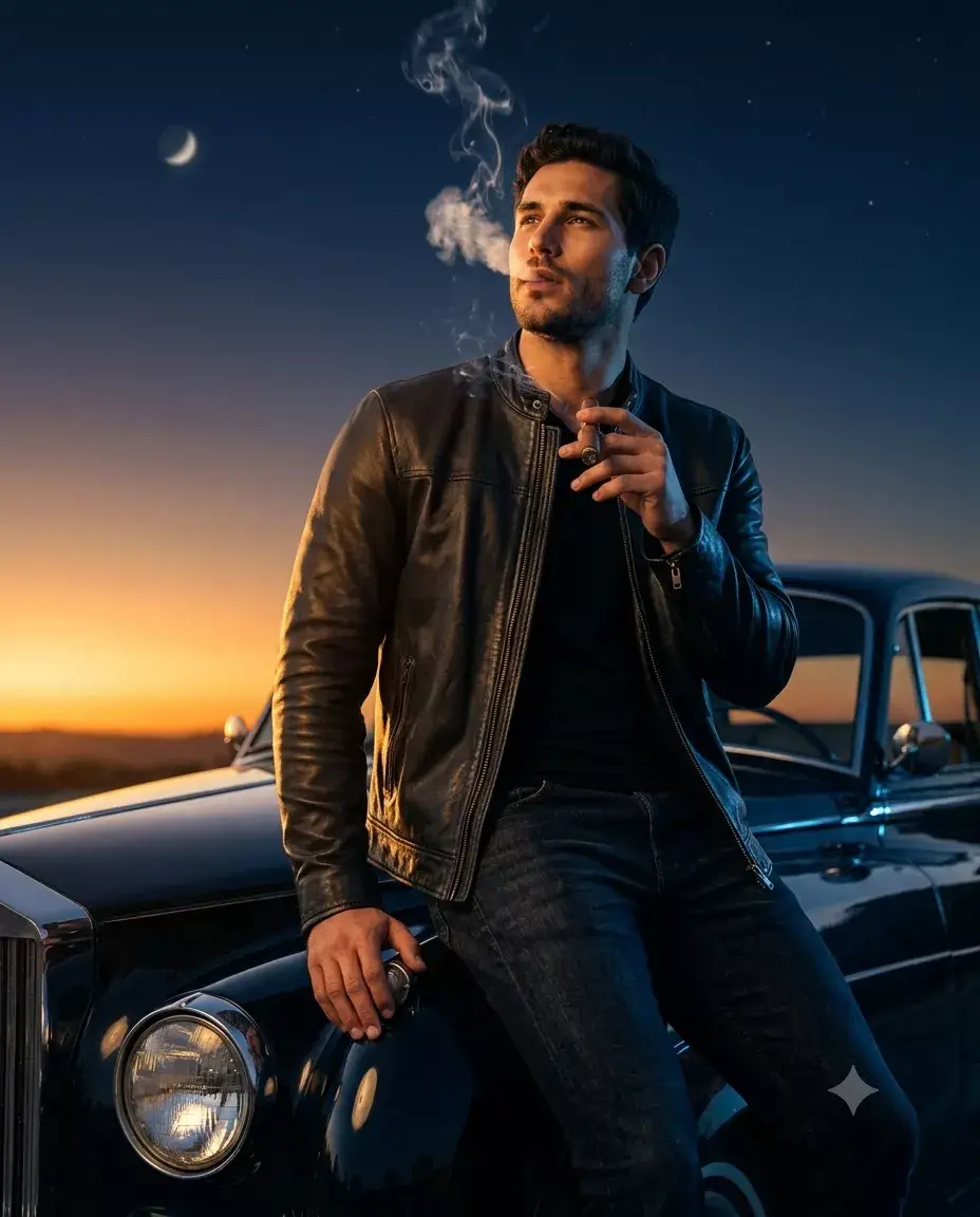 Gemini AI Photo Prompt Copy Paste Trending Boy Smoking