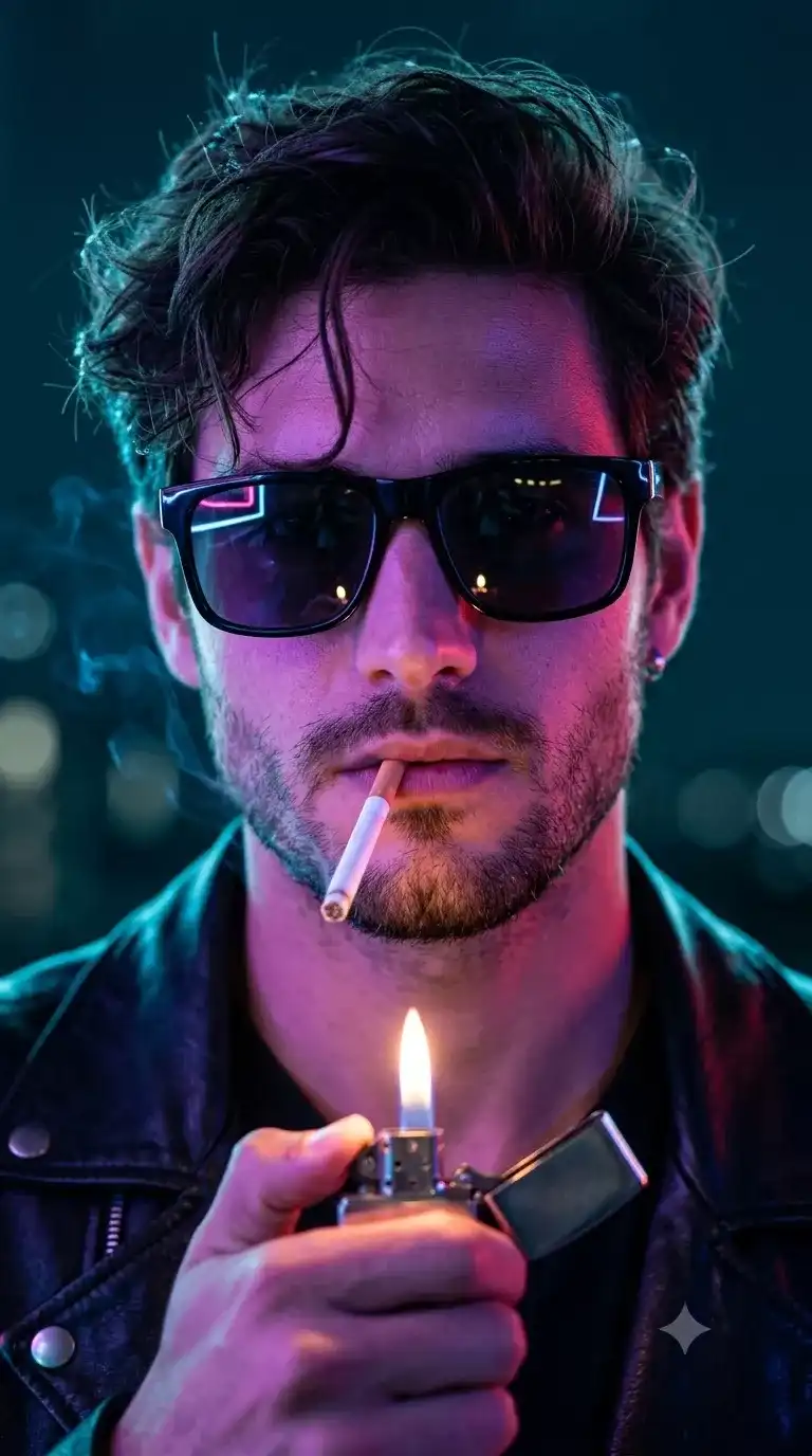 Gemini AI Photo Prompt Copy Paste Trending Boy Smoking