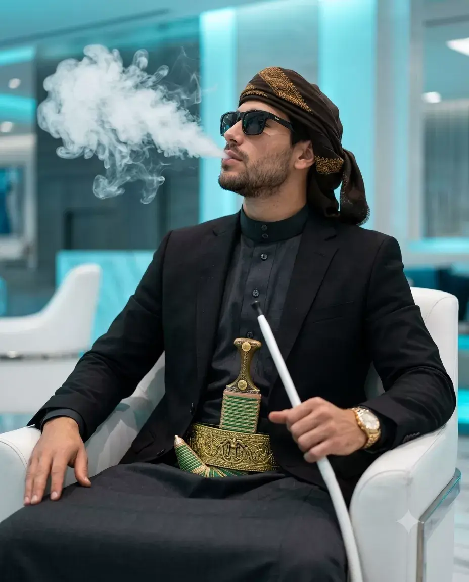 Gemini AI Photo Prompt Copy Paste Trending Boy Smoking