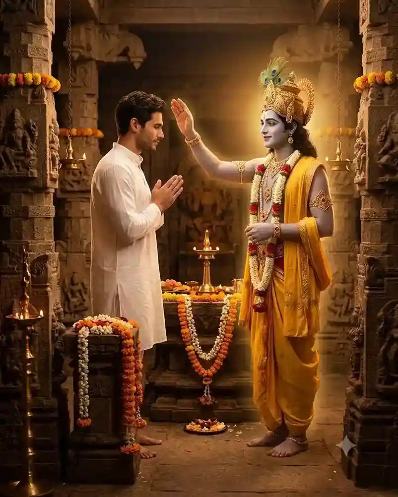 Janmashtami AI Photo Editing Prompts With Krishna