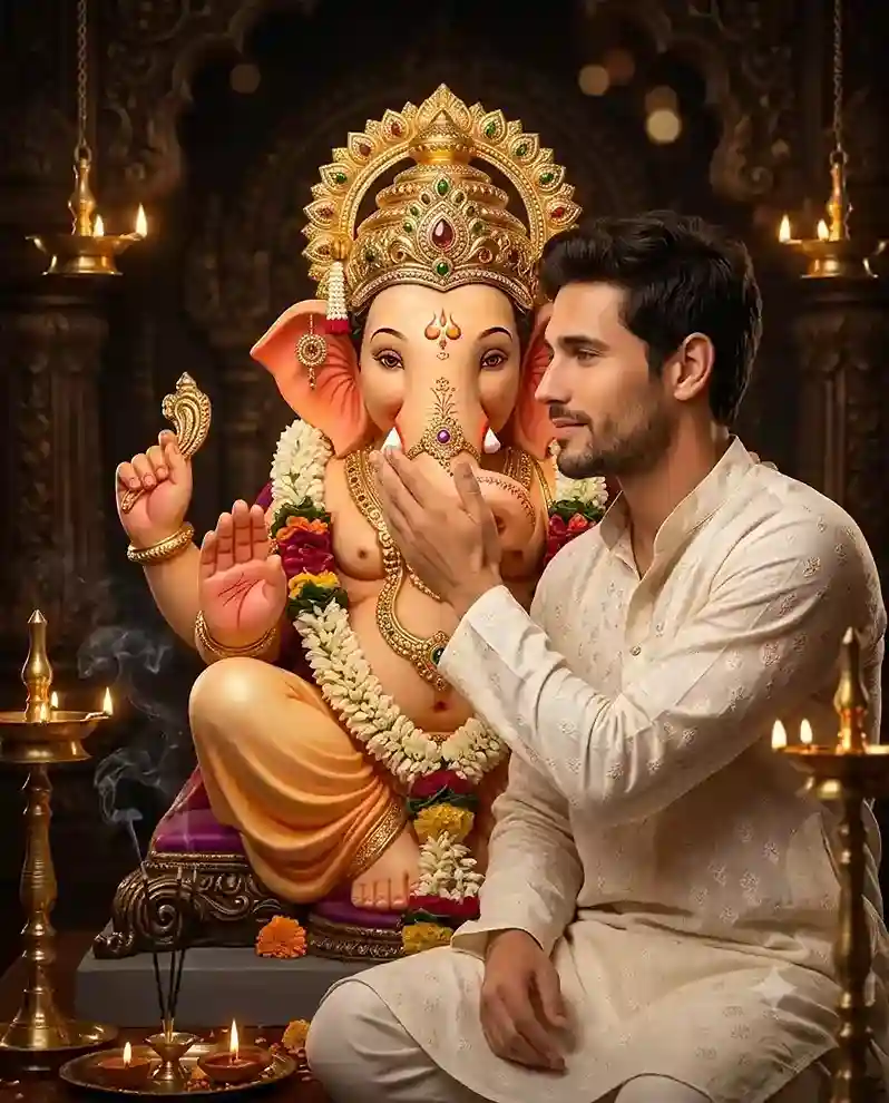 Ganpati Bappa Prompt: Best AI Photo Prompts for Ganesh Chaturthi