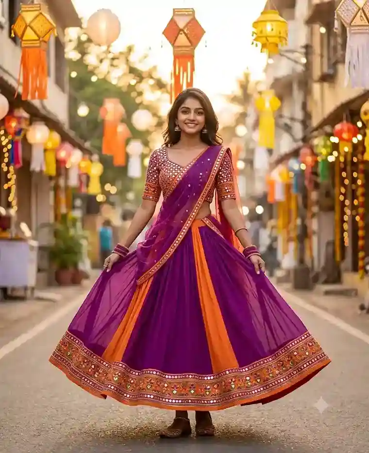 Navratri Prompt for Gemini Girl Copy-Paste