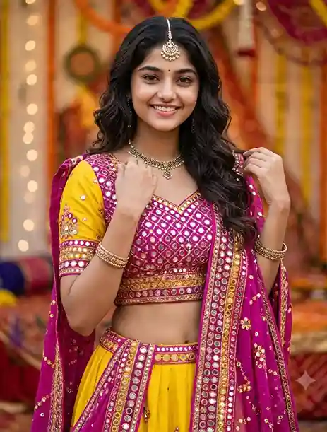 Navratri Prompt for Gemini Girl Copy-Paste