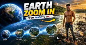Burili in Earth Zoom Effect