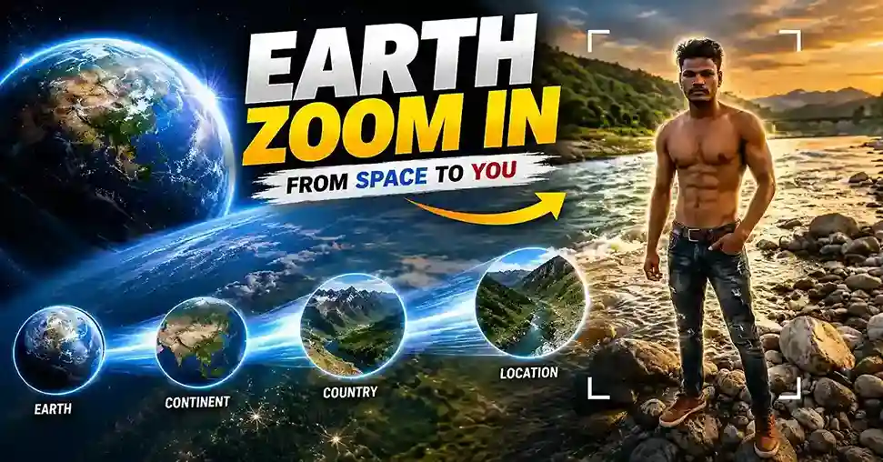 Burili in Earth Zoom Effect