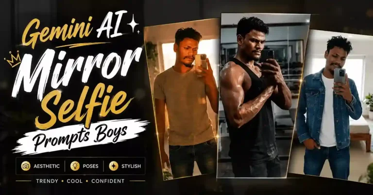 Gemini AI Mirror Selfie Prompts Boys