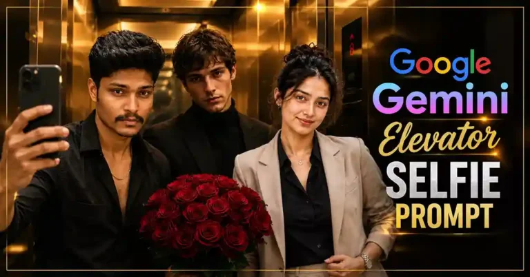 Google Gemini Elevator Selfie Prompt
