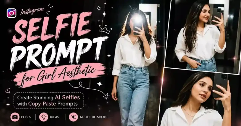 Instagram Selfie Prompt for Girl Aesthetic Copy and Paste