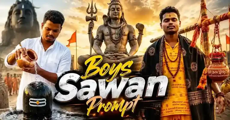 Boy Sawan Prompt: Kanwar Yatra Aur Mahadev AI Photo Editing