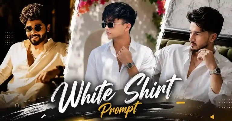 White Shirt Prompt