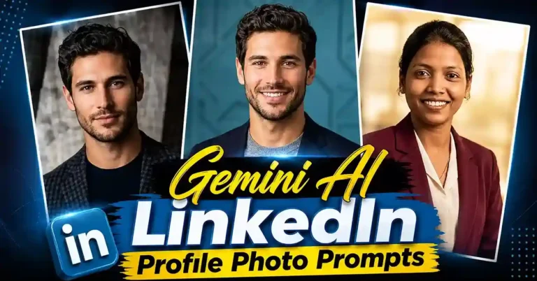 Gemini AI LinkedIn Profile Photo Prompts
