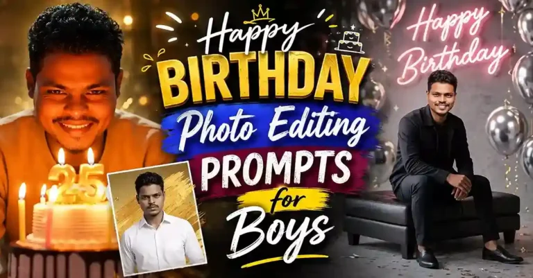 Happy Birthday Photo Editing Prompts for Boys