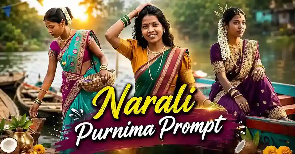 Narali Purnima Prompt: Koli Style AI Photo Kaise Banaye