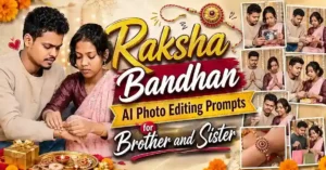 Raksha Bandhan AI Photo Editing Prompts for Brother and Sister