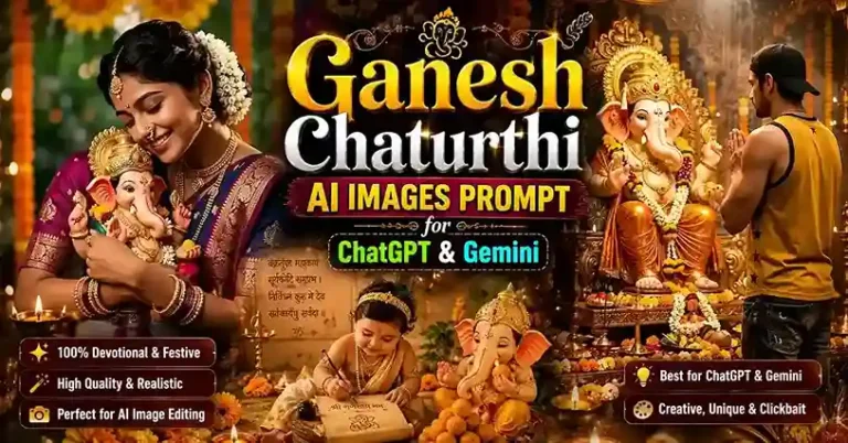 Ganesh Chaturthi AI Images Prompt for ChatGPT & Gemini