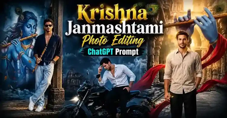 Krishna Janmashtami Photo Editing ChatGPT Prompt