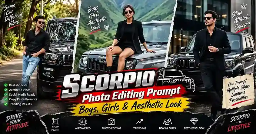 Scorpio Photo Editing Prompt Boys, Girls & Aesthetic Look