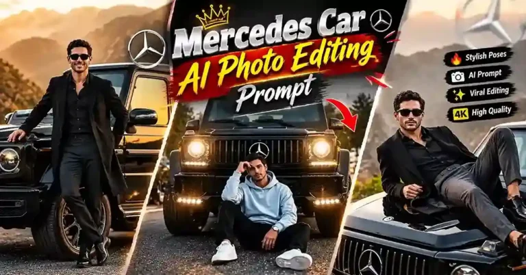 Mercedes Car AI Photo Editing Prompt